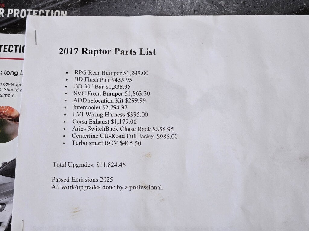 2017 Ford F-150 Raptor