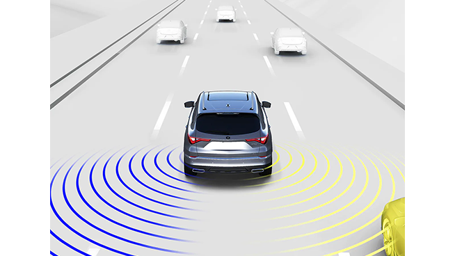 Blind Spot Assistance feature in Acura
