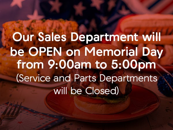 Memorial Day Hours